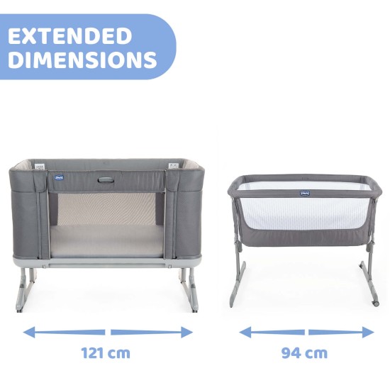 Chicco Λίκνο Next 2 Me Forever Moon Grey