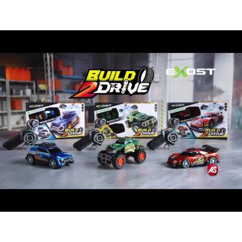 Exost Build 2 Drive Τηλεκατευθυνόμενο & Συναρμολογούμενο Αυτοκίνητο