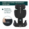 Chicco Κάθισμα Αυτοκινήτου Quizy i-size  100-150 cm  cl: 95-71 Black