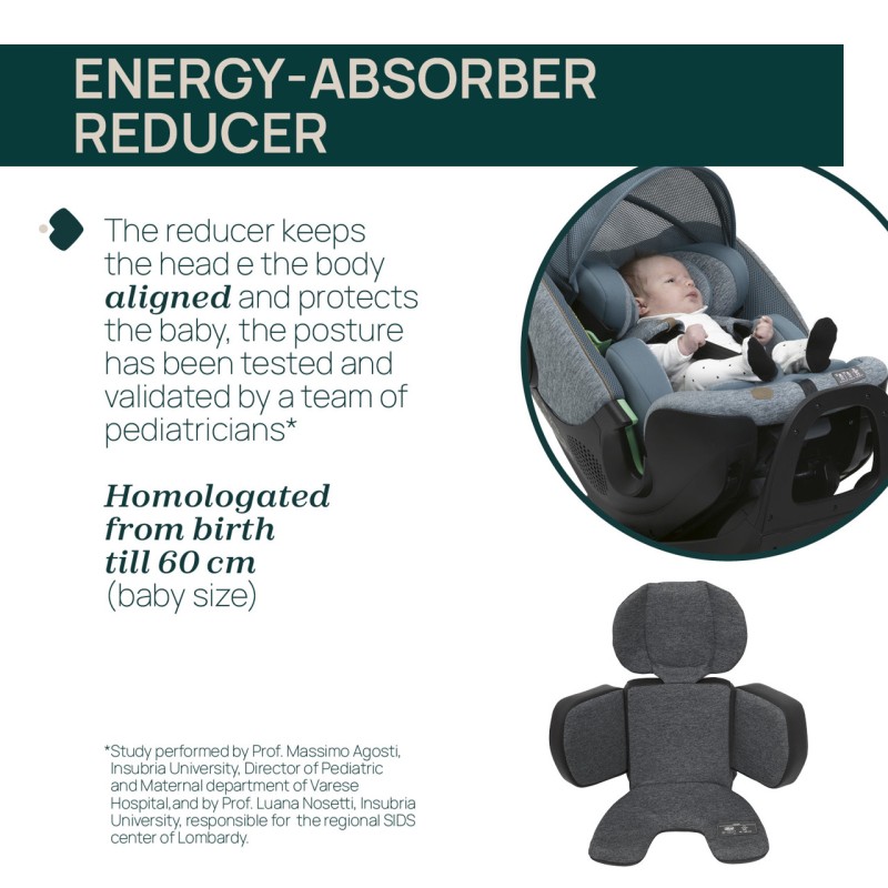 Chicco Καθισματάκι Αυτοκινήτου Bi-Seat i-Size Air για Παιδί 40-150 cm Black Air