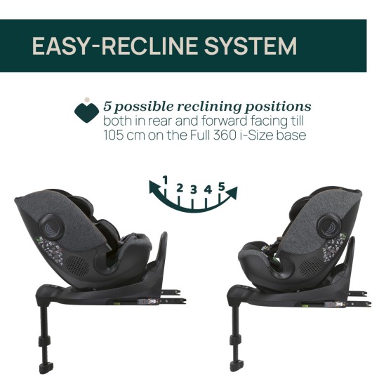 Chicco Καθισματάκι Αυτοκινήτου Bi-Seat i-Size Air για Παιδί 40-150 cm Black Air Chicco Καθισματάκι Αυτοκινήτου Bi-Seat i-Size Air για Παιδί 40-150 cm Black Air
