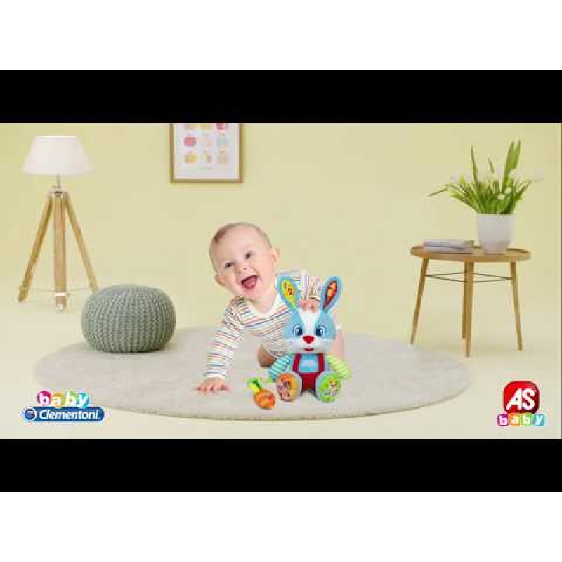 Baby Clementoni Βρεφικό Εκπαιδευτικό Λέλος Το Λαγουδάκι Για 10+ Μηνών
