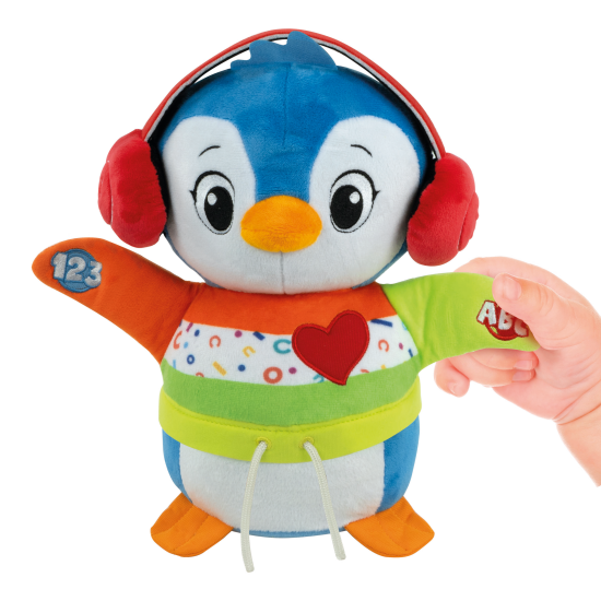 Baby Clementoni Βρεφικό Παιχνίδι Πιγκουίνος Χορευτούλης Για 12+ Μηνών