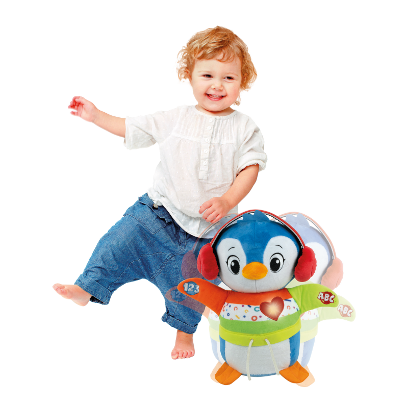 Baby Clementoni Βρεφικό Παιχνίδι Πιγκουίνος Χορευτούλης Για 12+ Μηνών