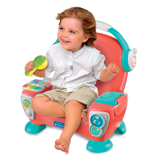 Baby Clementoni Βρεφικό Παιχνίδι Εκπαιδευτική Πολυθρόνα Για 18+ Μηνών