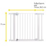 Safety 1st Πόρτα Ασφαλείας Easy Install Auto-Close Λευκή 74 x 96,5 cm