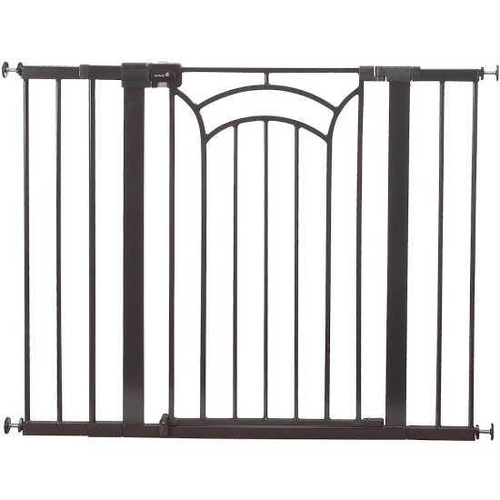 Safety 1st Πόρτα Ασφαλείας Décor Tall & Wide Καφέ 74 x 119 cm