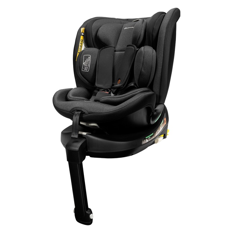 Bebe Confort Καθισματάκι Αυτοκινήτου Grow Fix για Παιδί 40-105cm Tinted Black
