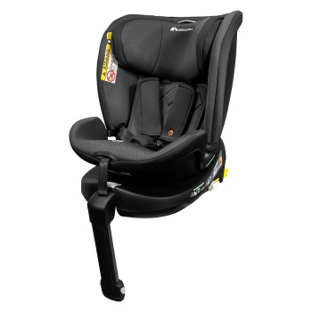 Bebe Confort Καθισματάκι Αυτοκινήτου Grow Fix για Παιδί 40-150cm Tinted Black
