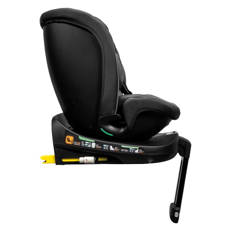 Bebe Confort Καθισματάκι Αυτοκινήτου Grow Fix για Παιδί 40-105cm Tinted Black