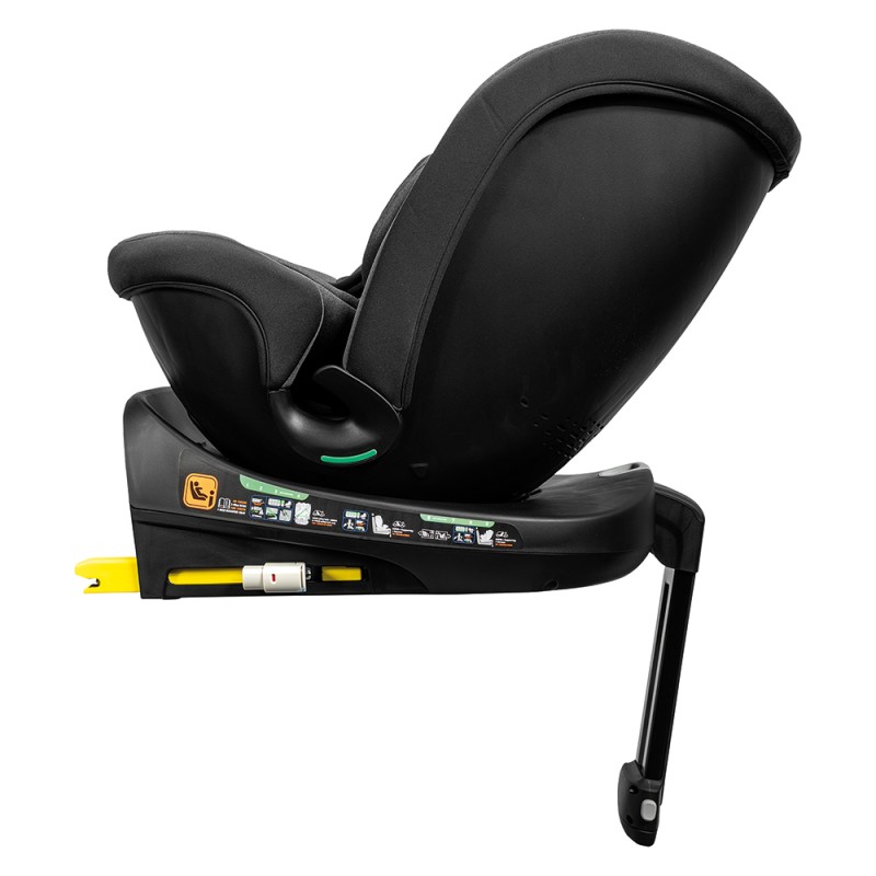 Bebe Confort Καθισματάκι Αυτοκινήτου Grow Fix για Παιδί 40-105cm Tinted Black