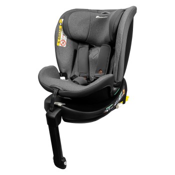 Bebe Confort Καθισματάκι Αυτοκινήτου Grow Fix για Παιδί 40-150cm Tinted Graphite