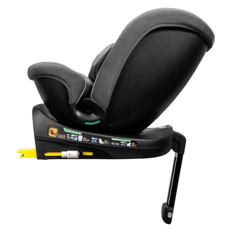 Bebe Confort Καθισματάκι Αυτοκινήτου Grow Fix για Παιδί 40-105cm Tinted Graphite