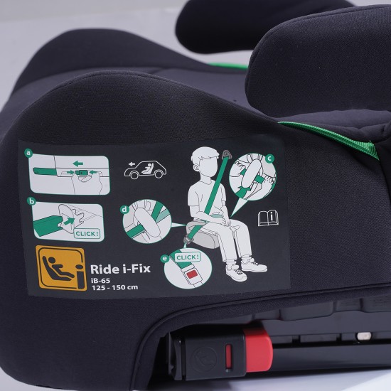 Bebe Confort Καθισματάκι Αυτοκινήτου Ride i-Safe για Παιδί 125-150 cm Black Bebe Confort Καθισματάκι Αυτοκινήτου Ride i-Safe για Παιδί 125-150 cm Black
