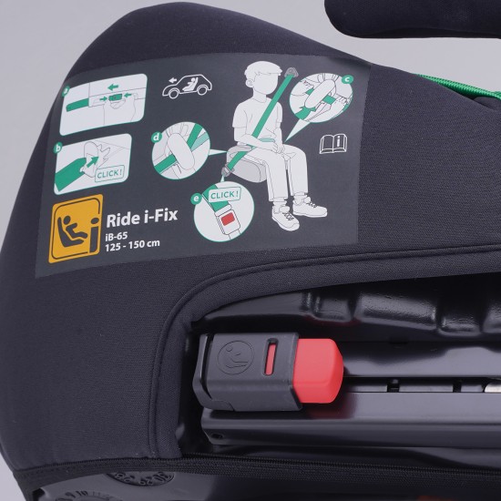 Bebe Confort Καθισματάκι Αυτοκινήτου Ride i-Safe για Παιδί 125-150 cm Black Bebe Confort Καθισματάκι Αυτοκινήτου Ride i-Safe για Παιδί 125-150 cm Black