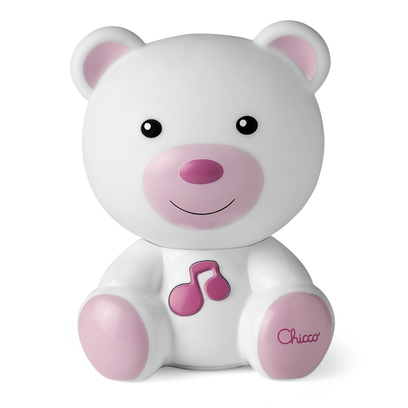 Chicco Βρεφικό Φωτάκι Νυκτός Αρκουδάκι Dreamlight Ροζ Για 0+