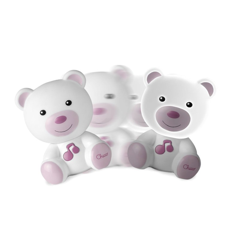 Chicco Βρεφικό Φωτάκι Νυκτός Αρκουδάκι Dreamlight Ροζ Για 0+