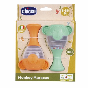 Chicco Βρεφική Κουδουνίστρα Πιθηκάκι Για 6-36 Μηνών