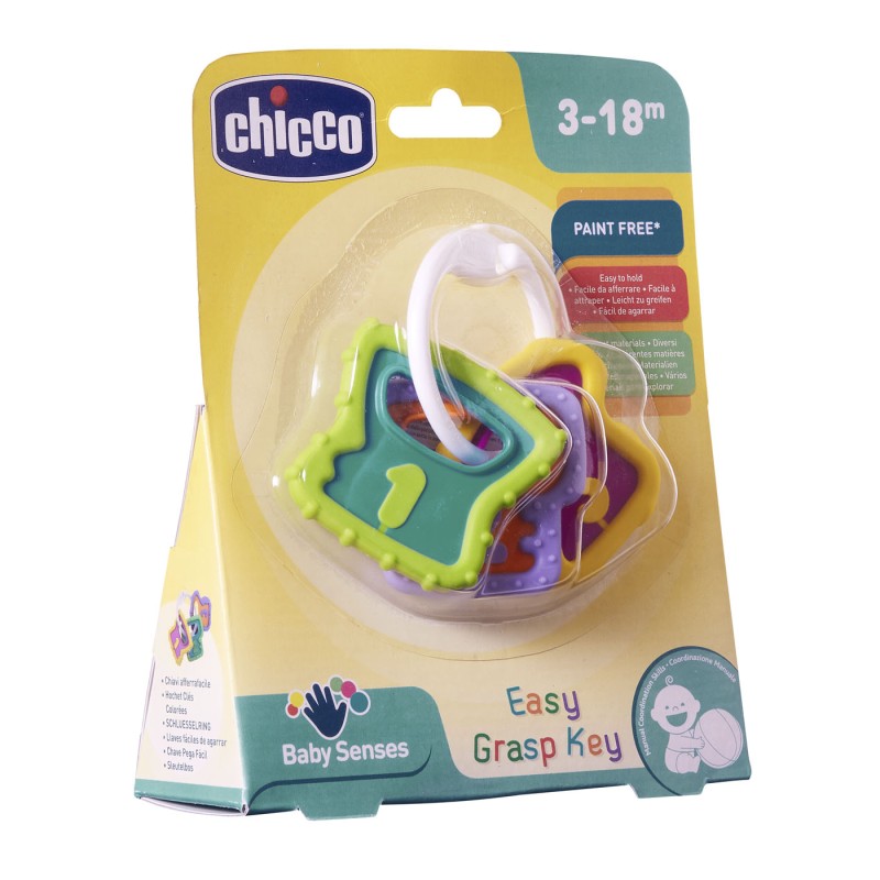 Chicco Βρεφική Κουδουνίστρα Χρωματιστά Κλειδιά Για 3-18 Μηνών