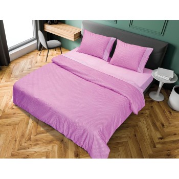 Beauty Home Ζεύγος μαξιλαροθήκες πουά JOY Art 1680 50x70 Μωβ