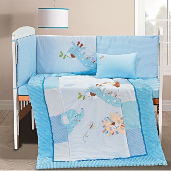 Beauty Home Σετ προίκας Great adventure Art 5105  Σετ 4τμχ  Λευκό,Γαλάζιο