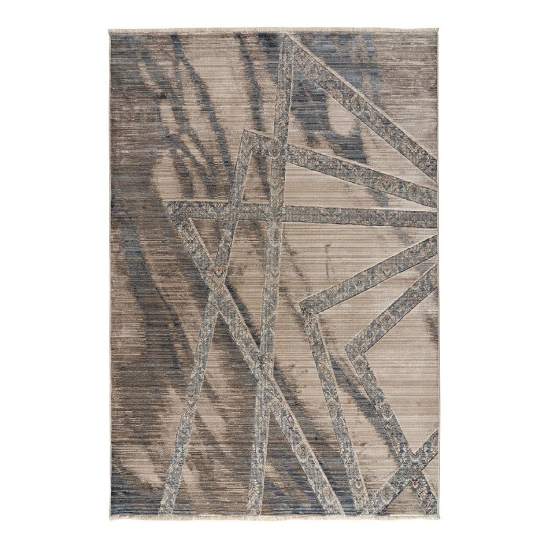 Beauty Home Πατάκι Bliss Art 9626 67x130  Μπεζ,Μόκα,Μπλε