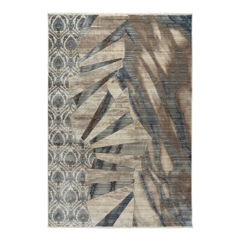 Beauty Home Πατάκι Bliss Art 9628 67x220 Μπεζ,Μόκα,Μπλε