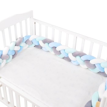 Beauty Home Βρεφική πάντα κούνιας Art 5172  18x220 Γαλαζιο,Μέντα