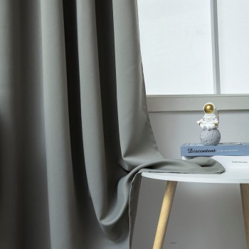 Beauty Home Ύφασμα κουρτίνας Blackout σκίασης Ideal Art 8400  Ύφασμα Φ280 Ανθρακίτης