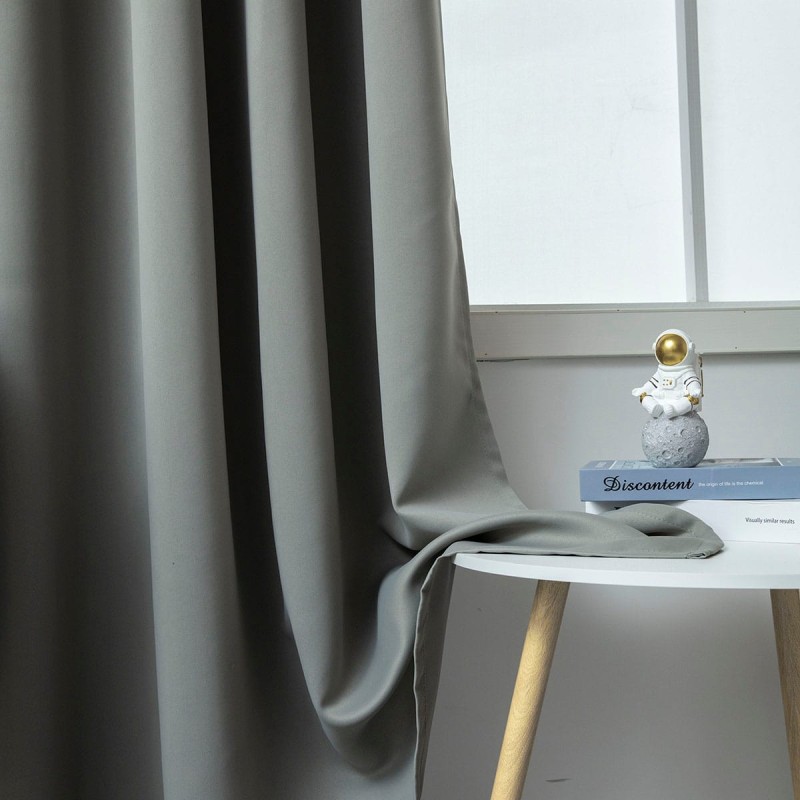 Beauty Home Ύφασμα κουρτίνας Blackout σκίασης Ideal Art 8400  Ύφασμα Φ280 Ανθρακίτης