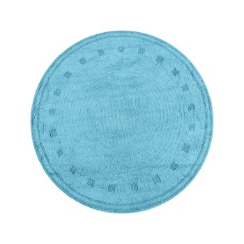 Beauty Home Ροτόντα βαμβακερή Cottony Art 9554 120x120  Σιέλ