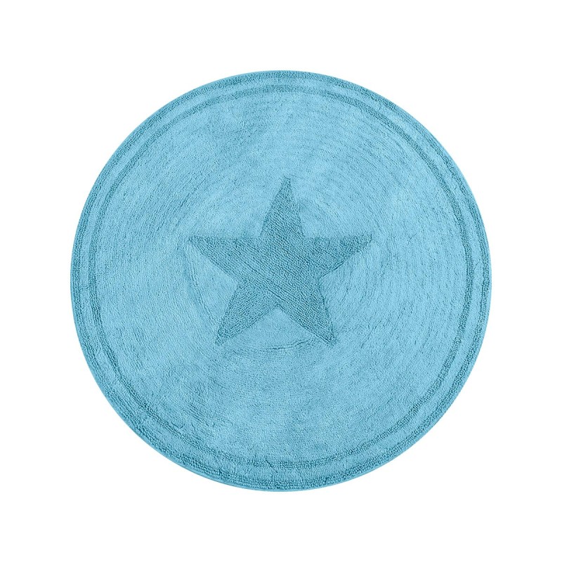 Beauty Home Ροτόντα βαμβακερή Cottony Art 9555 120x120  Σιέλ