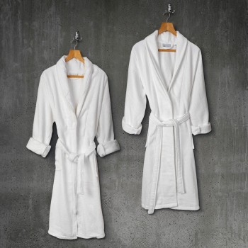 Beauty Home Μπουρνούζι παιδικό Belton Kids 100% Cotton Pennie με κουκούλα Art Ε3065 400gsm 6-8 ετών Λευκό