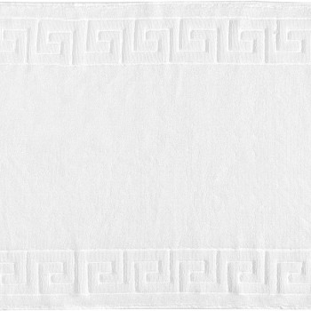 Beauty Home Ταπέτο μπάνιου Neron Art 3018 μαίανδρος 50x75 Λευκό