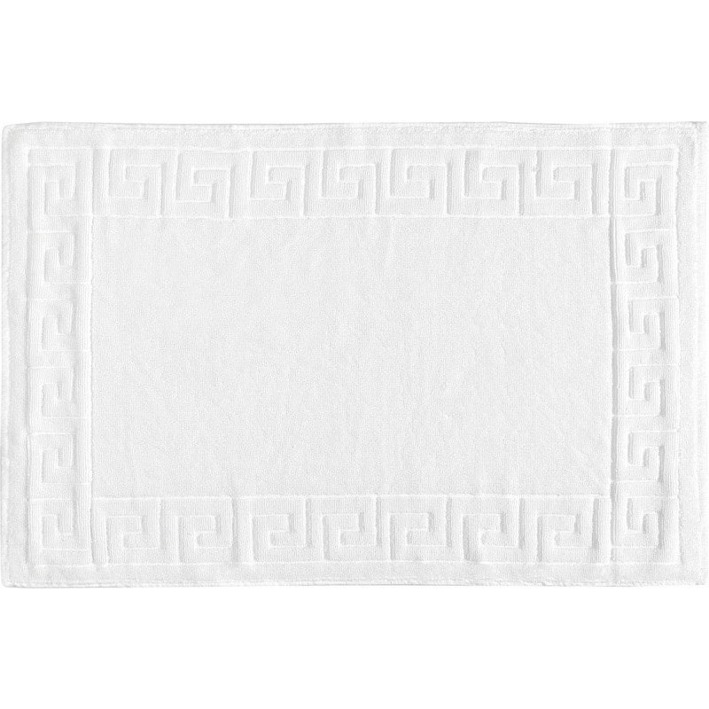 Beauty Home Ταπέτο μπάνιου Neron Art 3018 μαίανδρος 50x75 Λευκό