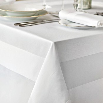 Beauty Home Τραπεζομάντηλο επαγγελματικό Satin Band Art Ε8018 105x105 Λευκό