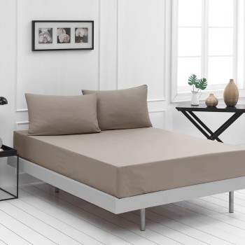 Beauty Home Σεντόνι King size μονόχρωμο Art 1999 265x270 Μπεζ