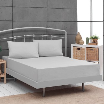 Beauty Home Σεντόνι King size μονόχρωμο Art 1999 265x270 Γκρι