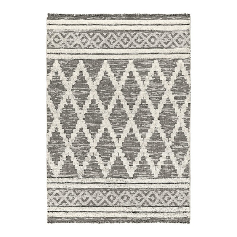 Beauty Home Πατάκι βαμβακερό Morocotton 9235 75x150 Γκρι