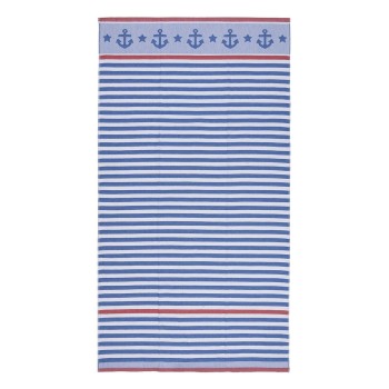 Beauty Home Παρεό Art 2177 90x160 Μπλε,Κόκκινο