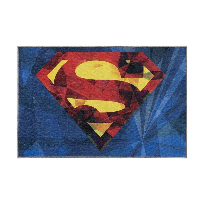 Beauty Home Πατάκι Art 6187 Superman 55x85 Μπλε