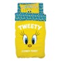 Beauty Home Σετ κουβερλί μονό Art 6191 Tweety 160x240 Κίτρινο