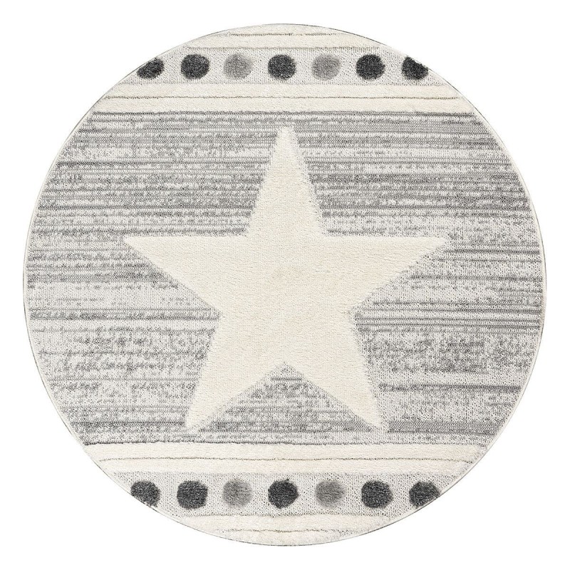 Beauty Home Ροτόντα Loop Art 9559 160x160 Grey White Γκρι Λευκό