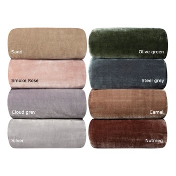 Beauty Home Κουβέρτα μονόχρωμη υπέρδιλη Bernese Art 10500 σε 8 αποχρώσεις 220x240