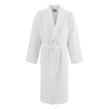 Beauty Home Μπουρνούζι Support πικέ με γιακά  50%Cot-50%Pol 210gsm Λευκό