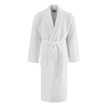 Beauty Home Μπουρνούζι Assist βελουτέ με γιακά Art Ε3054 55%Cot-45%Pol 300gsm Λευκό