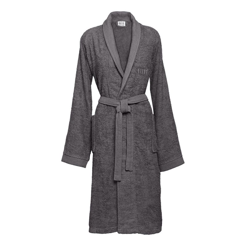 Beauty Home Μπουρνούζι με γιακά Art 3401 Ανθρακί