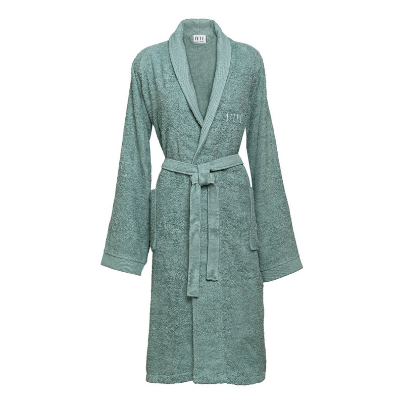 Beauty Home Μπουρνούζι με γιακά Art 3402 Σμαραγδί