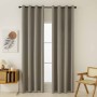 Beauty Home Ύφασμα κουρτίνας με το μέτρο Full Blackout σκίασης Total Art 8446 Φ280 Μπεζ