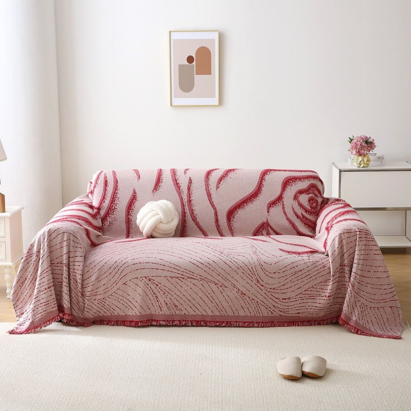 Beauty Home Ριχτάρια σετ 2τμχ Art 8611 (180x250 + 180x300) Κόκκινο